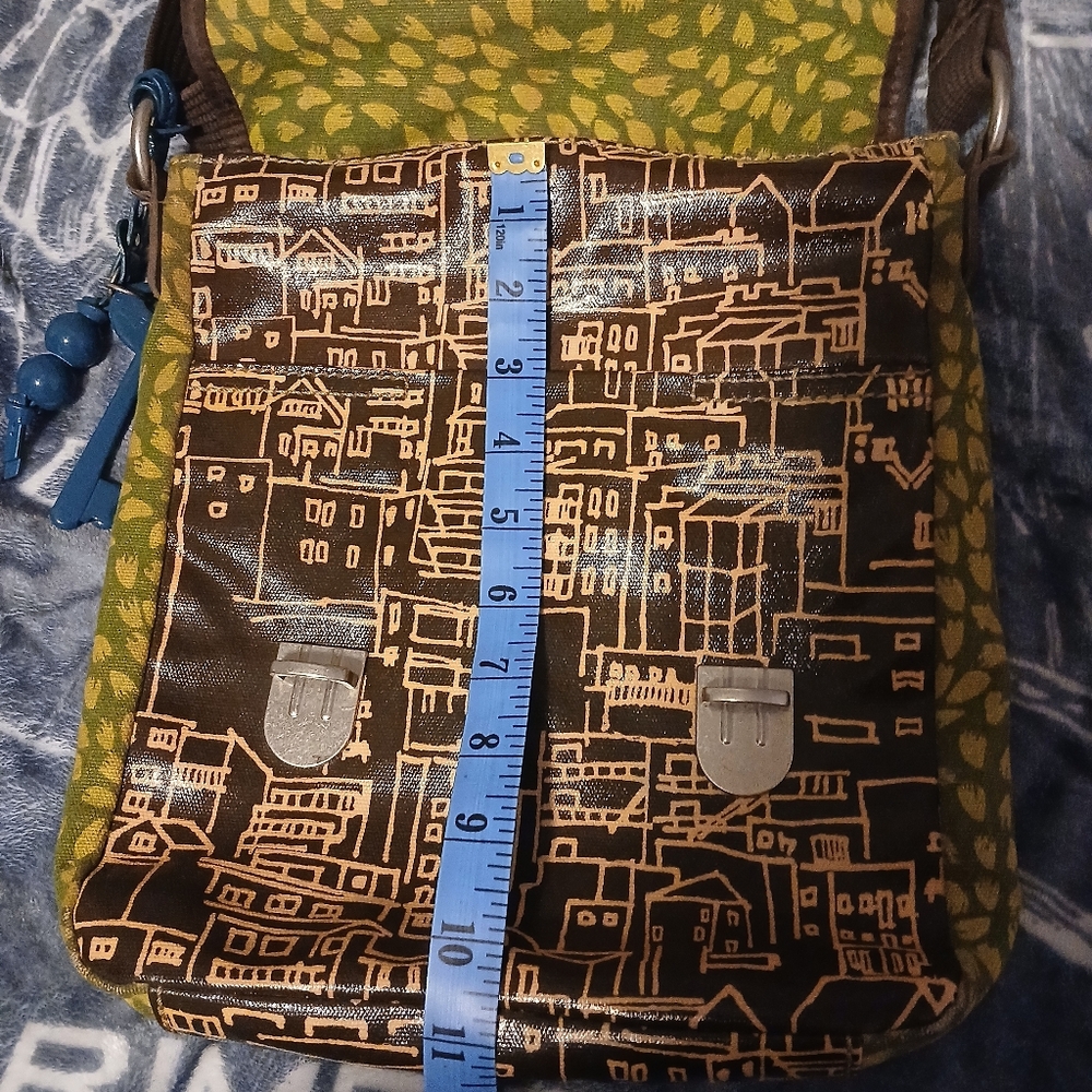 Fossil Key-Per City Scene Crossbody Or Shoulder Messenger Bag - Picture 14 of 14